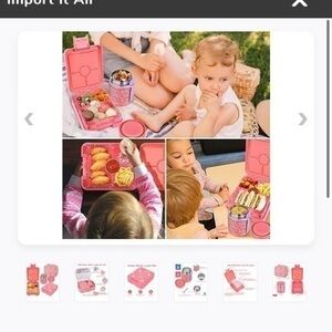 Bento Lunch Box Set for Kids believe in unicorns  weekend magical lunch set